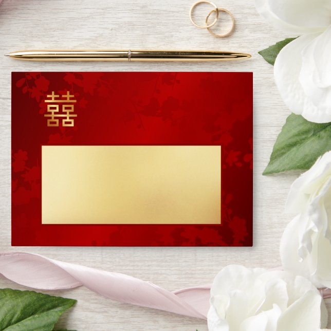  Chinese Wedding Gold Red Envelope (Wedding)