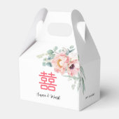 Chinese Wedding Thank You Favour Box  (Front Side)