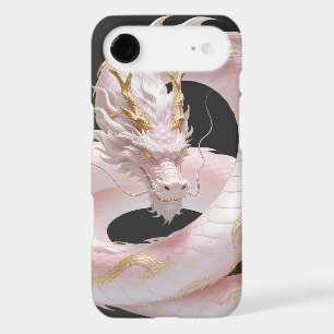 Chinese White Gold Dragon Art Fantasy Design With