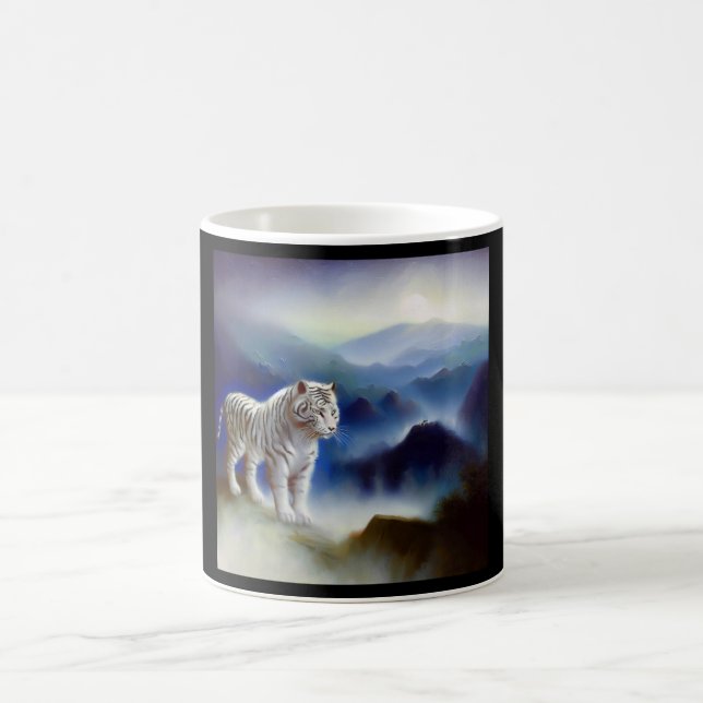 Chinese White Tiger (11) Coffee Mug (Center)