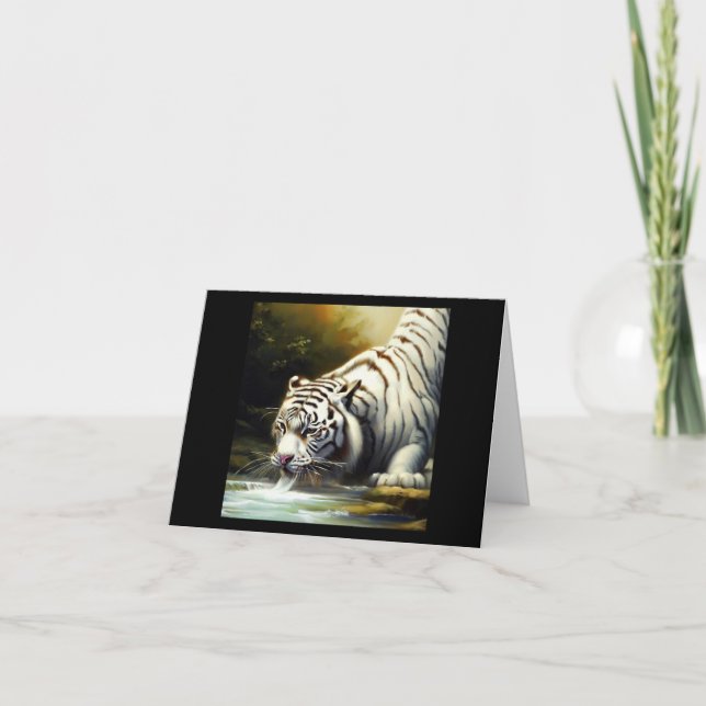 Chinese White Tiger (20) Card (Front)