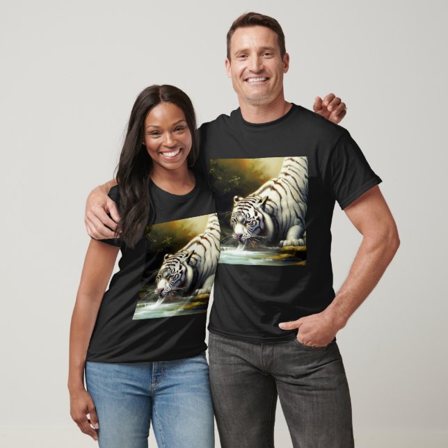 Chinese White Tiger (20) T-Shirt (Unisex)