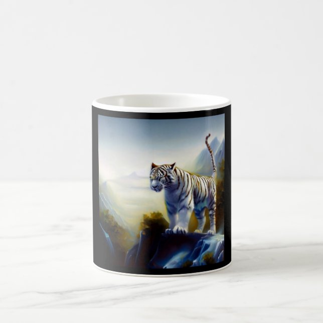 Chinese White Tiger (28) Coffee Mug (Center)