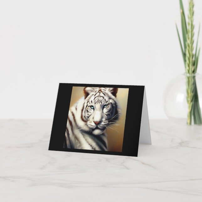 Chinese White Tiger (3) Card (Front)