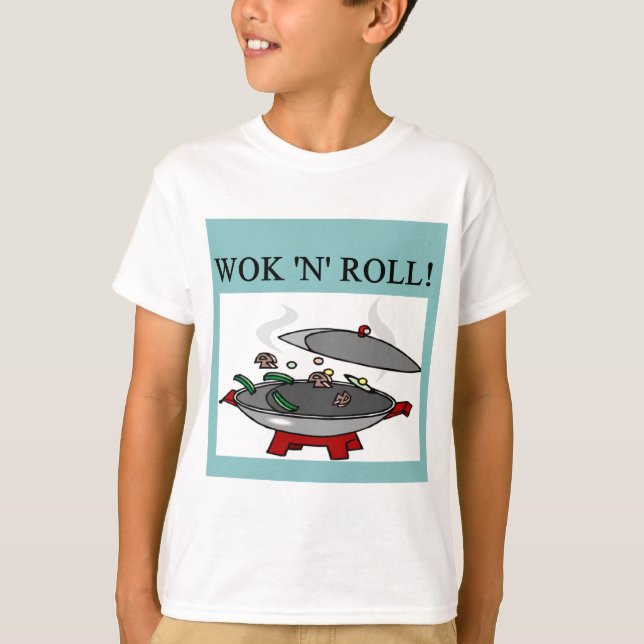 chinese wok cooking T-Shirt (Front)
