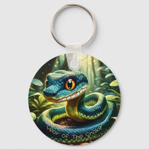 Chinese Wood Snake Year 2025 BRK Key Ring