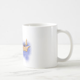 Chinese words : 一 帆 风 顺 coffee mug