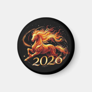 Chinese Year of Horse 2026 Celebrations Magnet