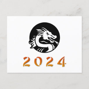 Chinese Year of the Dragon 2024 Postcard