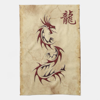 Chinese Year of the Dragon Asian Towels