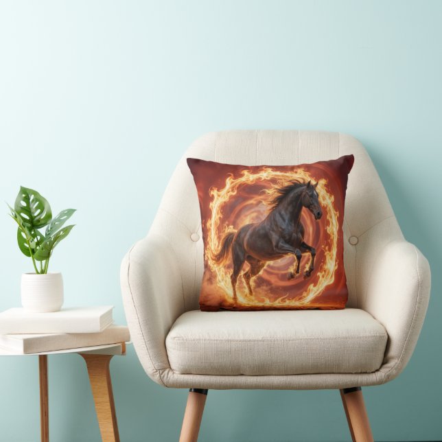 Chinese Year of the Fire Horse Cushion (Chair)