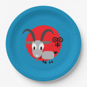 Chinese Year of the Goat Paper Plates