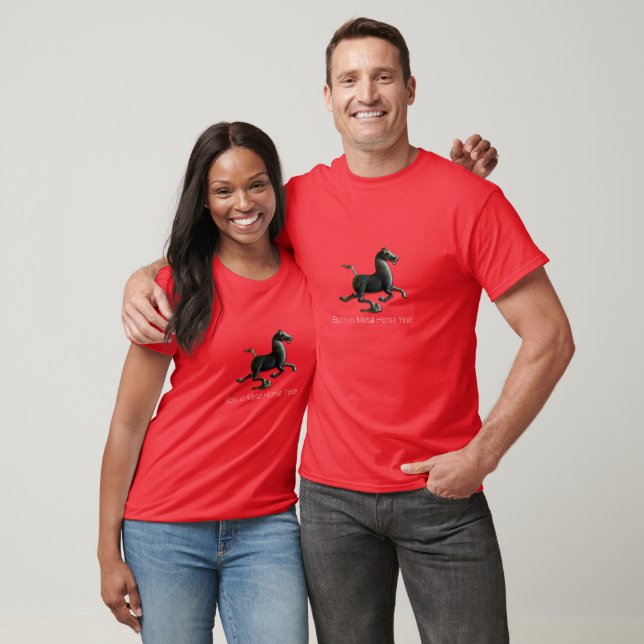 Chinese Year of The Horse Red T-shirt (Unisex)
