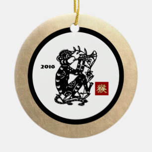 Chinese Year of the Monkey 2016 Gift Ornaments