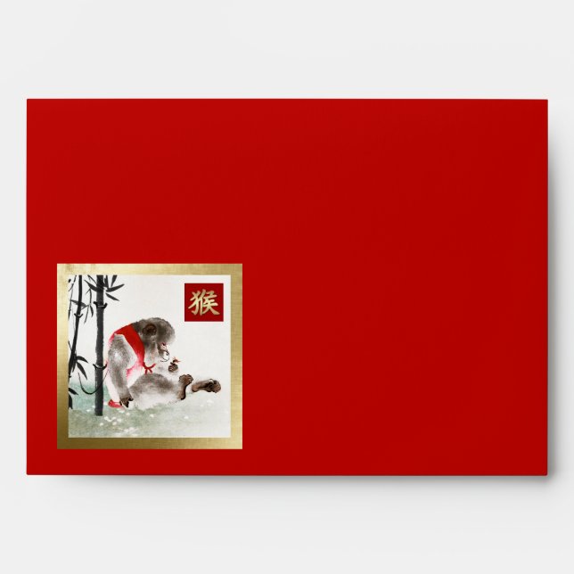 Chinese Year of the Monkey Envelopes (Front)