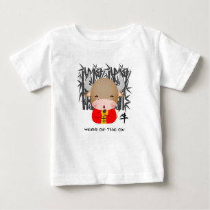 Chinese Year of the Ox   Cute Little Ox Baby T-Shirt