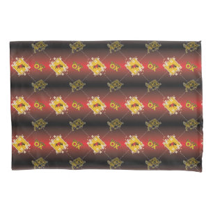 Chinese Year of the Ox Elegant Floral Pillowcase