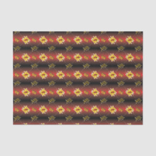 Chinese Year of the Ox Elegant Floral Tissue Paper