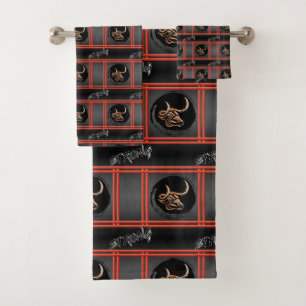 Chinese Year of the Ox - Strong Bath Towel Set