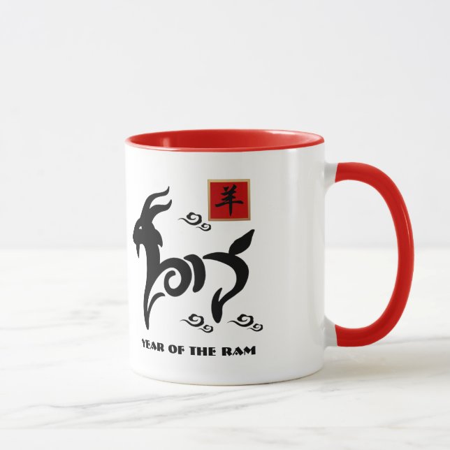 Chinese Year of the Ram / Goat Gift Mugs (Right)