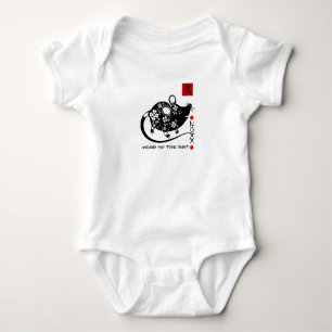 Chinese Year of the Rat Custom Year Baby Bodysuit