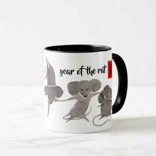 Chinese Year of the Rat Custom Year Mug