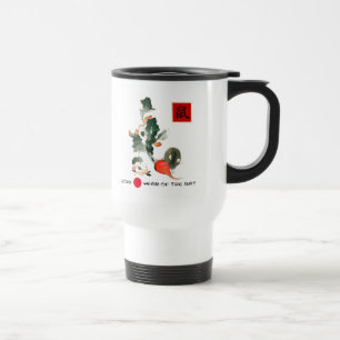 Chinese Year of the Rat Custom Year & Name Gift Travel Mug