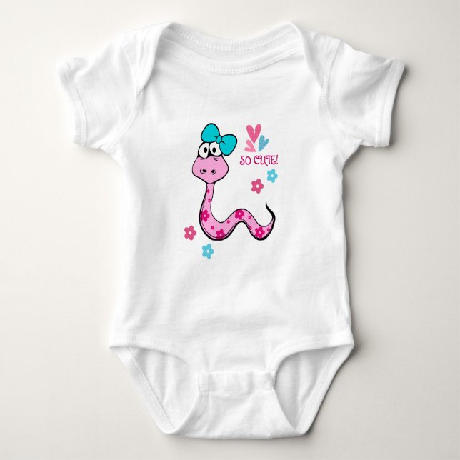 Chinese Year of the Snake Fun Infant Creeper (Front)