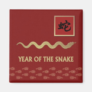 Chinese Year of the Snake Gift  Magnet