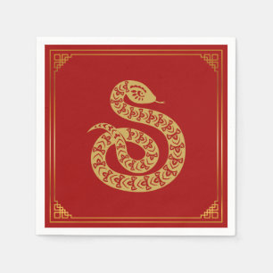 Chinese Year of the Snake Napkin