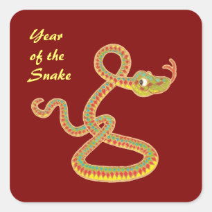 Chinese Year of the Snake Stickers