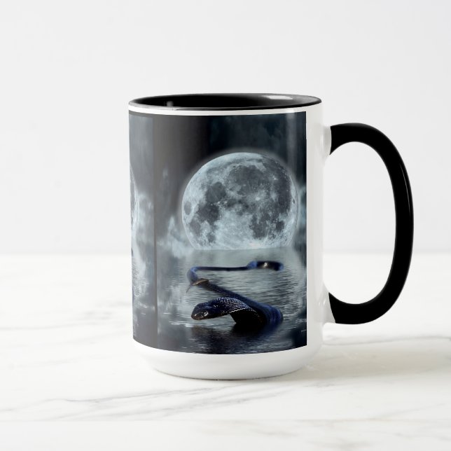 Chinese Year of the Snake Water Snake Black Snake Mug (Right)