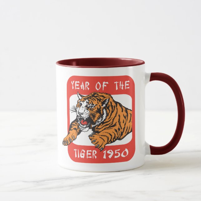 Chinese Year of The Tiger 1950 Gift Mug (Right)