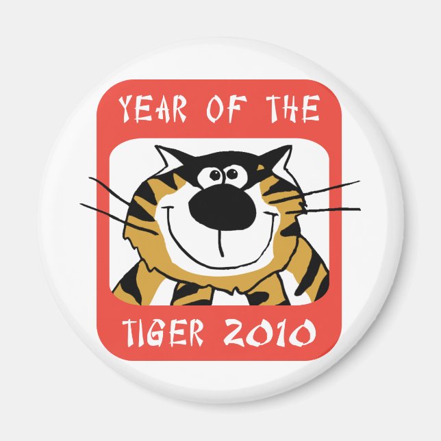 Chinese Year of The Tiger 2010 Magnet (Front)