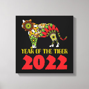 Chinese Year of the Tiger 2022 Canvas Print
