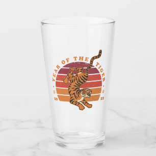 Chinese Year of the Tiger 2022 Glass