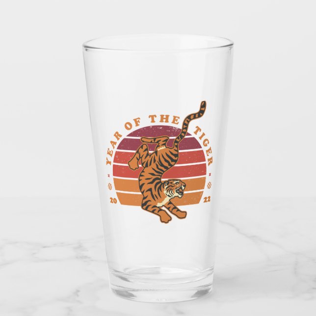 Chinese Year of the Tiger 2022 Glass (Front)