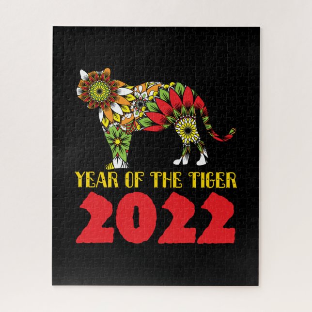 Chinese Year of the Tiger 2022 Jigsaw Puzzle (Vertical)