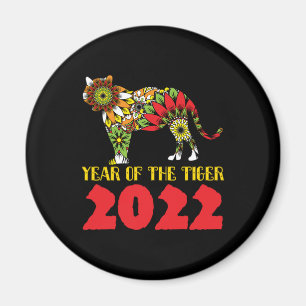 Chinese Year of the Tiger 2022 Magnet