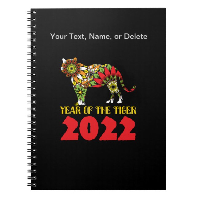 Chinese Year of the Tiger 2022 Notebook (Front)