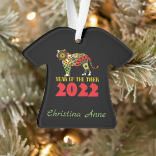 Chinese Year of the Tiger 2022 Ornament