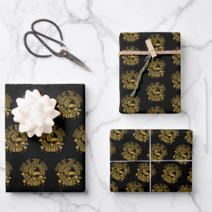 Chinese Year of the Tiger 2022 Silhouette Wrapping Paper Sheet