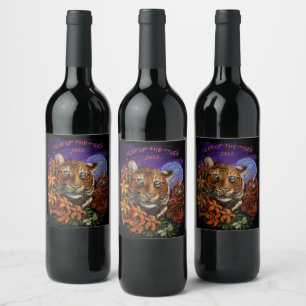 Chinese Year of the Tiger Apron Wine Label