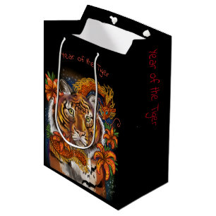 Chinese Year of the Tiger  Medium Gift Bag