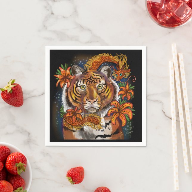 Chinese Year of the Tiger  Napkin (Insitu)
