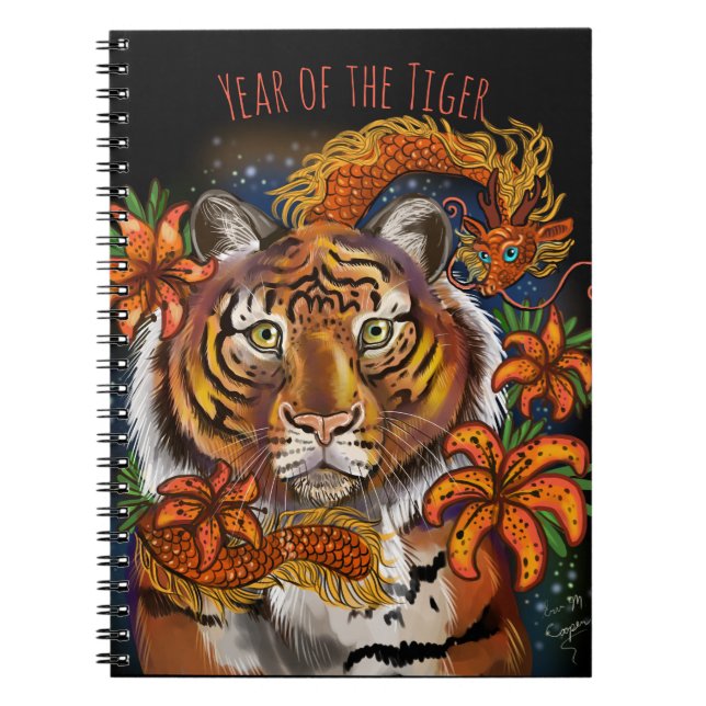 Chinese Year of the Tiger  Notebook (Front)