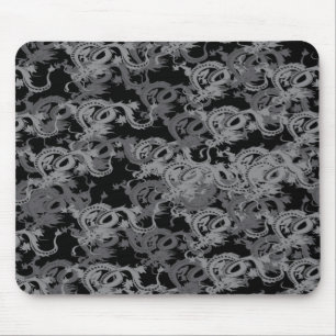 Chinese Ying Yang Dragon Mouse Mat