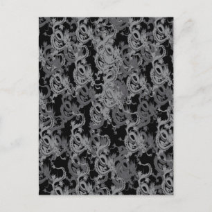 Chinese Ying Yang Dragon Postcard