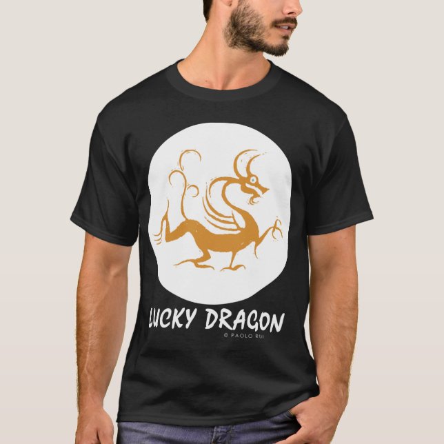Chinese Zodiac 5 Lucky Dragon 1 T-Shirt (Front)