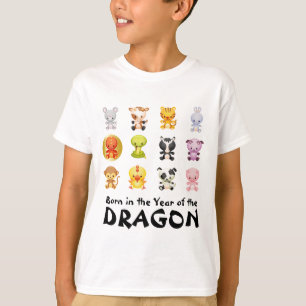 Chinese Zodiac Animals Year of the Dragon T-Shirt